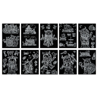 Гравюра в книге 10*14см, 10л. "Викинги"