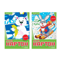 Картон белый А4  5л. немелов., одностор., пл. 190 г/м2, в папке