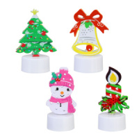 Светильник декоративный 8*3см "Новый год" 3xAG10