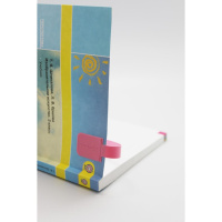 Закладки-ляссе самоклеящаяся А4 "Светло-розовые", 6 шт.