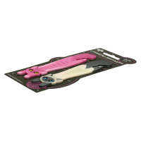 Закладки с липким краем (25*120мм)  2 цв, по 25л. "Коты" пластиковые