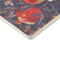 Записная книжка А6  60л. кож.зам., мягк.пер. "Гранат" лин.