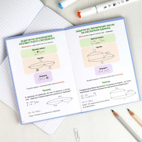 Книга "Шпаргалки школьника. Решаю задачи" А5 16стр.