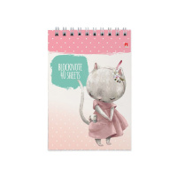 Блокнот А6  40л гребень "Kids" клетка