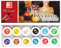 Набор художественной гуаши 12цв 240гр. Люкс