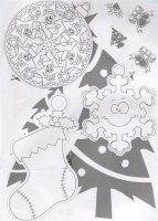 НГ Раскраска "Новогодние украшения своими руками" А4, 16стр