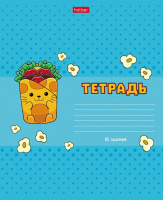 Тетрадь А5 18л лин. Hatber "Cats-Fast food" 5диз.в блоке, белизна 98%