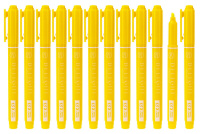Текстовыделитель "Deli " 1-4мм желтый , двойной пиш. наконечник