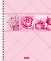 Тетрадь А5  48л кл. гребень Hatber "Нежнее нежного" белизна 98%