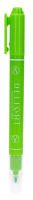 Текстовыделитель "Deli " 1-4мм зеленый , двойной пиш. наконечник