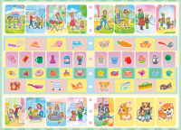 Раскраска А5 16стр. с наклейками "Помогаю маме"