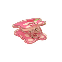 Зажим д\бум. пласт. Egoist "Pink bear", ассорти дизайнов