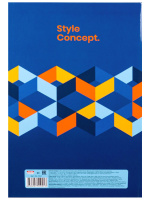 Тетрадь А4 7БЦ  96л кл. сшивка Проф-Пресс "Контрастный узор" глянц.лам.