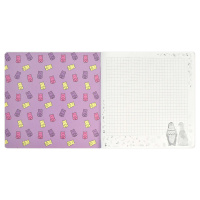 Блокнот 170*170мм  40л скоба "Мишки-желешки" мат.лам., выб.УФ-лак, диз.блок