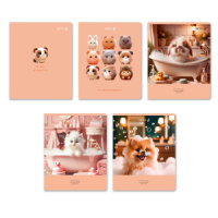 Тетрадь А5 48л кл. Светоч "Весёлые хвостики"