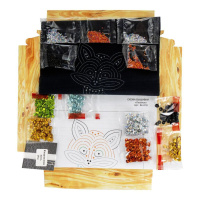 Набор  для вышивания пайетками  16*11см "Лисенок"