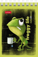 Блокнот А7  40л гребень "Лягух Кир" кл.