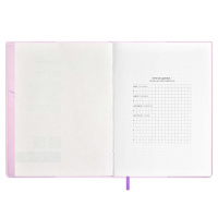 Записная книжка А5+ 120л. кожзам, мягк.пер. "Мраморный цветок" тисн.фольгой, ляссе