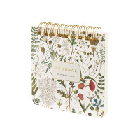 "POCKET JOURNAL" 90 х 90 мм, 60 Л,  НА ГРЕБНЕ "ЛУГОВЫЕ ТРАВЫ"