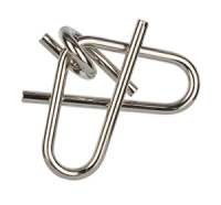 Головоломка металлическая 1 шт "Сердце" 2 элемент.