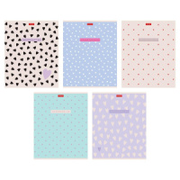 Тетрадь А5 48л кл. Hatber "LOVE IS...." тисн., 5 диз.в блоке