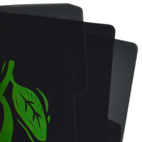 Папка уголок 3-х уровн. А4 "Авокадо" 220*310мм, пластик