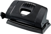 Дырокол MAPED 12 лист. с линейкой, карбон.покрытие, чёрный