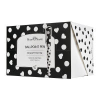 Ручка шар. BV "DreamWrite. Black&White" синяя,  0,7мм, 3 вида**