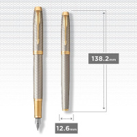 Parker IM Premium Перьевая ручка F323 Grey GT