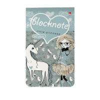 Блокнот А5  40л "Волшебные единороги" скрепка, клетка, ассорти