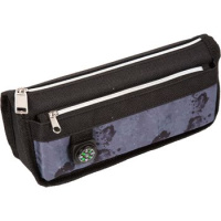 Пенал-косметичка (210*85*55) молния, ткань"Compass"", карман обьемный,с компасом ,на 50пр.