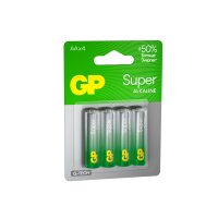Батарейка LR-06 (АА) GP Super Alkaline, блистер, цена за 1 шт