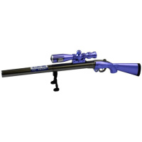 Ручка шар. deVENTE. Sniper rifle с LED-подсветкой 0,7мм, синие чернила, корп. ассорти