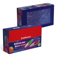 Ластик ЕК "Ergoline" Space" с пластик. деражателем