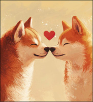 Открытка А5 "Собачки"