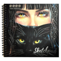 Скетчпад 195*195мм  40л., гребень., 100гр/м2 "Зеркало души" тв.подл.