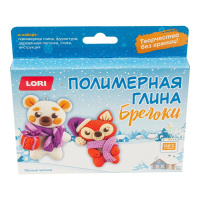 Набор для творчества из полимерной глины Брелоки "Лесные жители" 10+