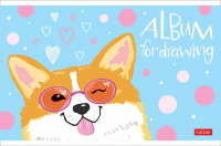 Альбом А5 12л  скрепка "Happy Company"  пл. 100 гр/м