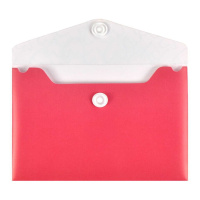 Конверт на кнопке  с рисунком 105*74мм, Сердечки