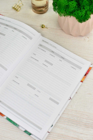 Ежедневник недат А5 7БЦ,  80л. "Diary. Изящество" тисн.фольгой, софт-тач