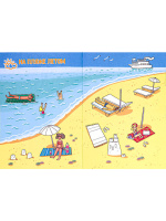 Раскраска А4  8стр. с наклейками "Раскрась и наклей. Времена года"