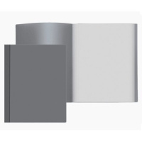 Папка файл  30лист 0,50мм, синяя