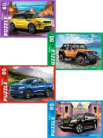 Пазлы   80 элементов  163*225мм. "Внедорожник"