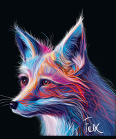 Тетрадь А5 48л кл. ПЗБМ "Фокс" софт-тач, фольга, 5диз.в блоке, бел.100%