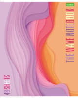 Тетрадь А5 48л кл. Hatber !СУПЕРЭКОНОМ! "Wave" белизна 80%