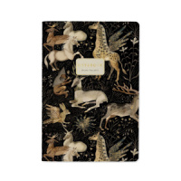 Записная книжка А5  40л. сшивка, обл.картон "Fauna.Fantasy" кл.