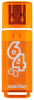 Флеш-драйв  64 GB USB 2.0 Smartbuy lossy series Orange