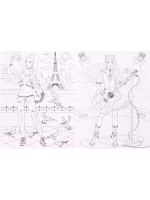 Раскраска А4 16стр. "Модные девочки"