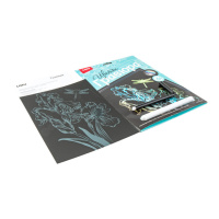 Гравюра 18*24 см с эффектом голографик "Ирисы" 6+