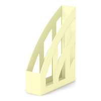 Накопитель д\бумаг верт. Office. Pastel 75мм, желтый